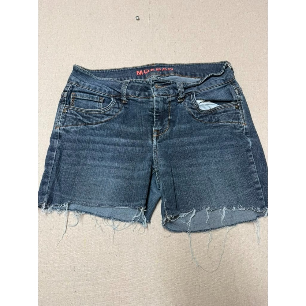 dELiA*s Women's Size 6 Blue Denim Cutoff Jean Shorts Stretch [A28]